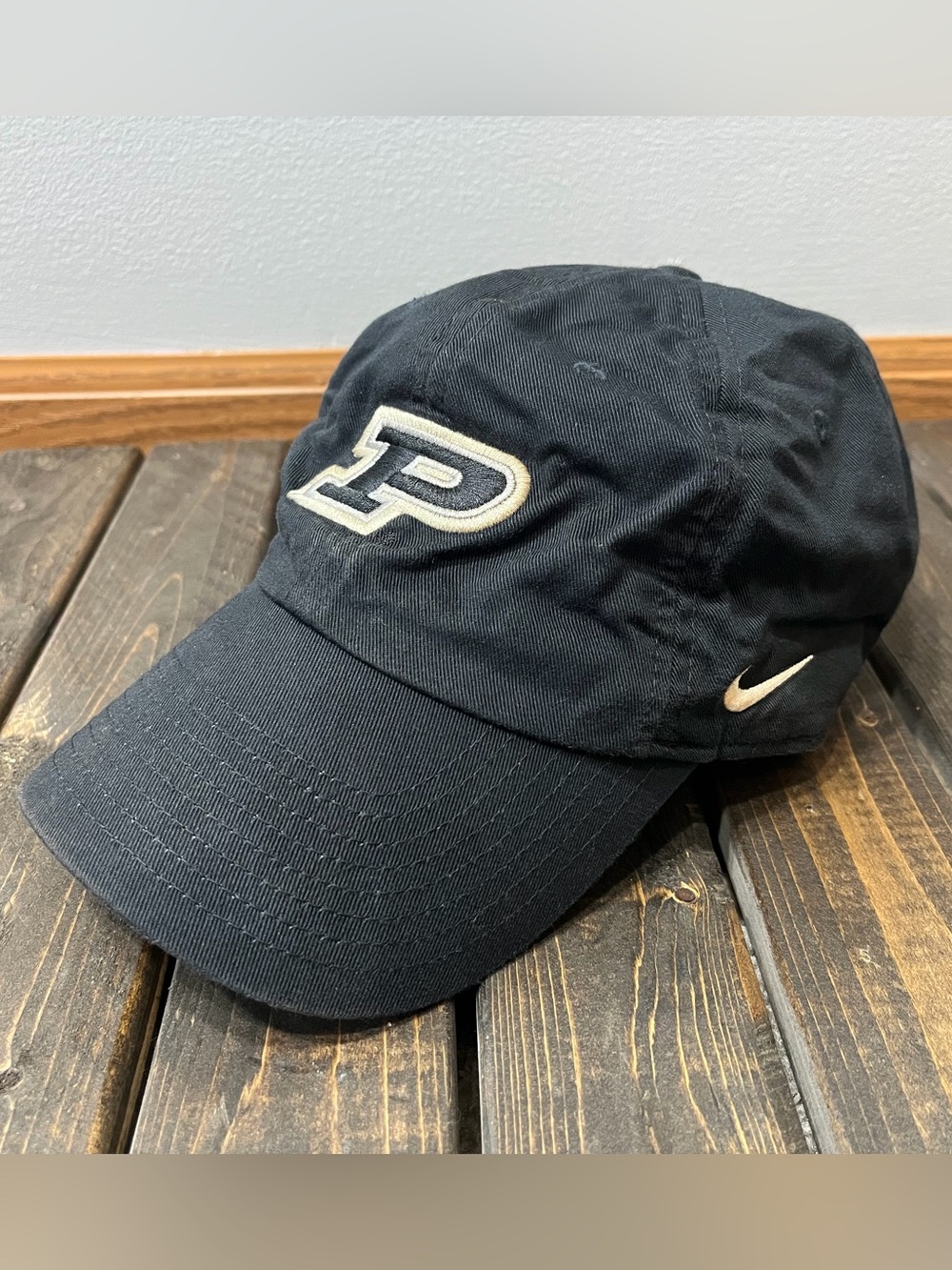Purdue Boilermakers Nike Hat Baseball Cap Adjustable OSFM Dri-Fit Heritage86